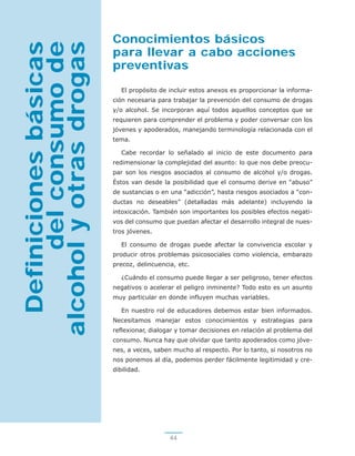 Prevencion al Consumo de Drogas