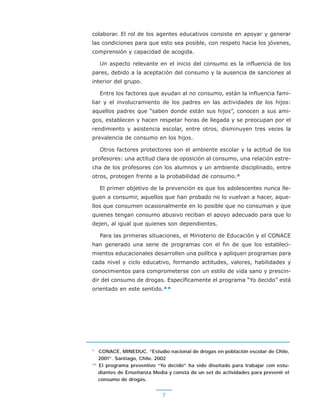 Prevencion al Consumo de Drogas