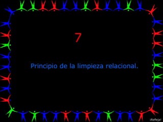 7 Principio de la limpieza relacional. ¡Refleja! 