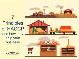 Compass Assurance Services Pty Ltd | 1300 495 855 | compassassurance.com.au
7
Principles
of HACCP
and how they
help your
business
 