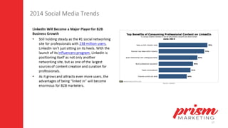 17
2014 Social Media Trends
 