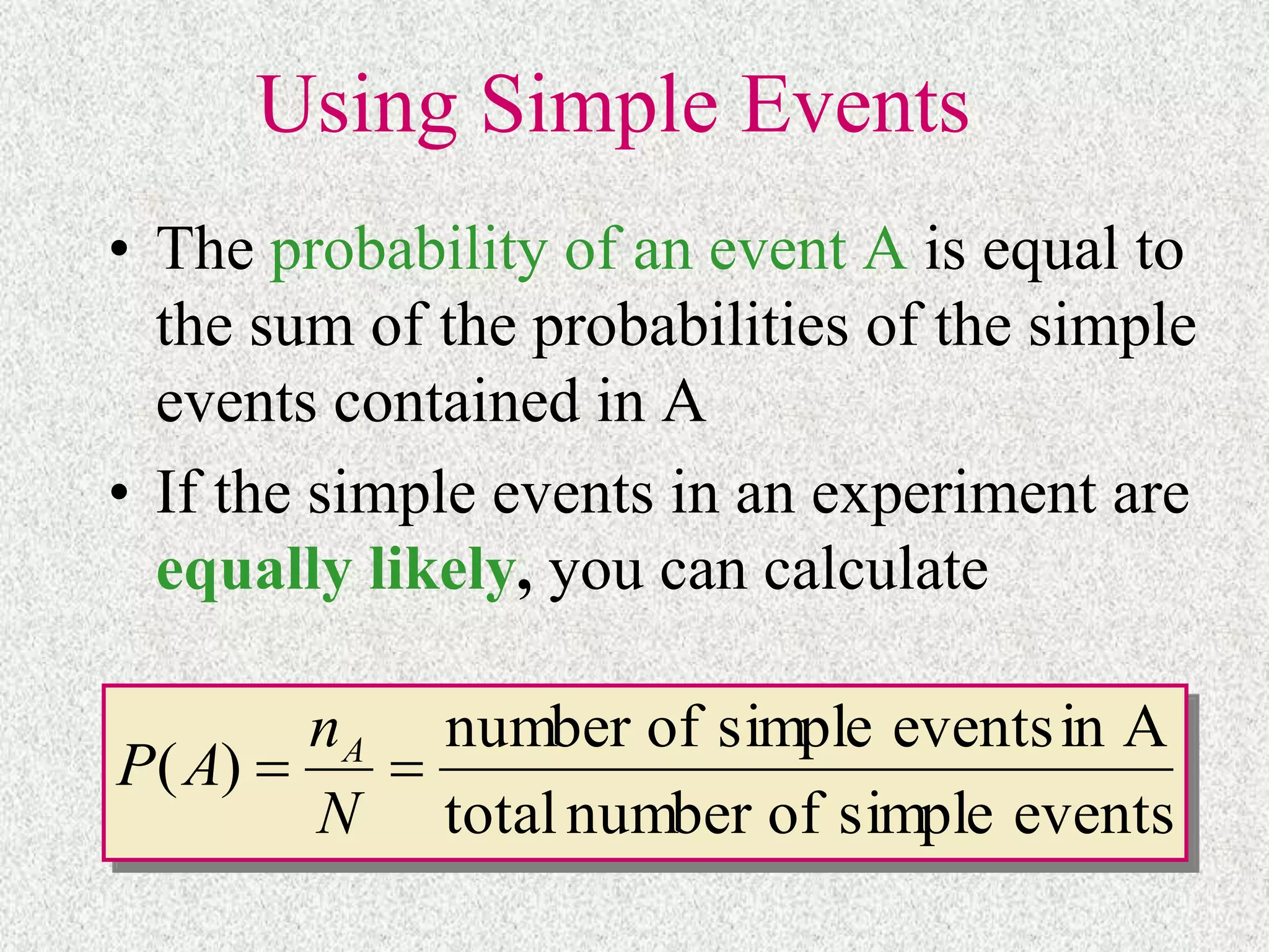 probability | PPT