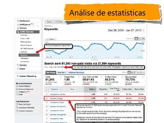 Análise de estatísticas
 