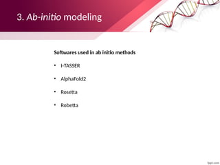 Robetta Server Comprehensive Overview of Protein Structure Prediction Methods and ...