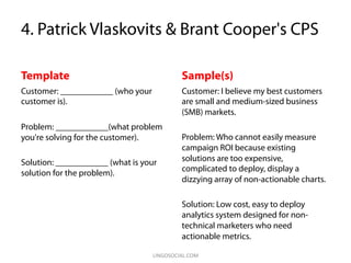 7 Proven Templates for Writing Value Propositions That Work | PDF