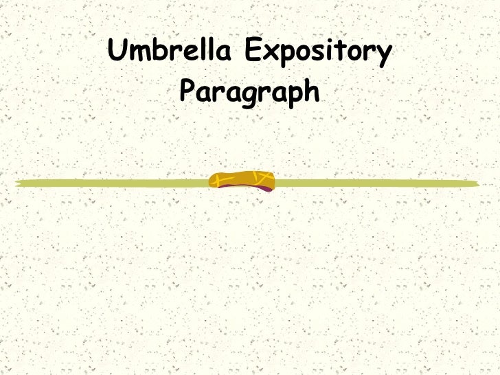 7P Umbrella Paragraph