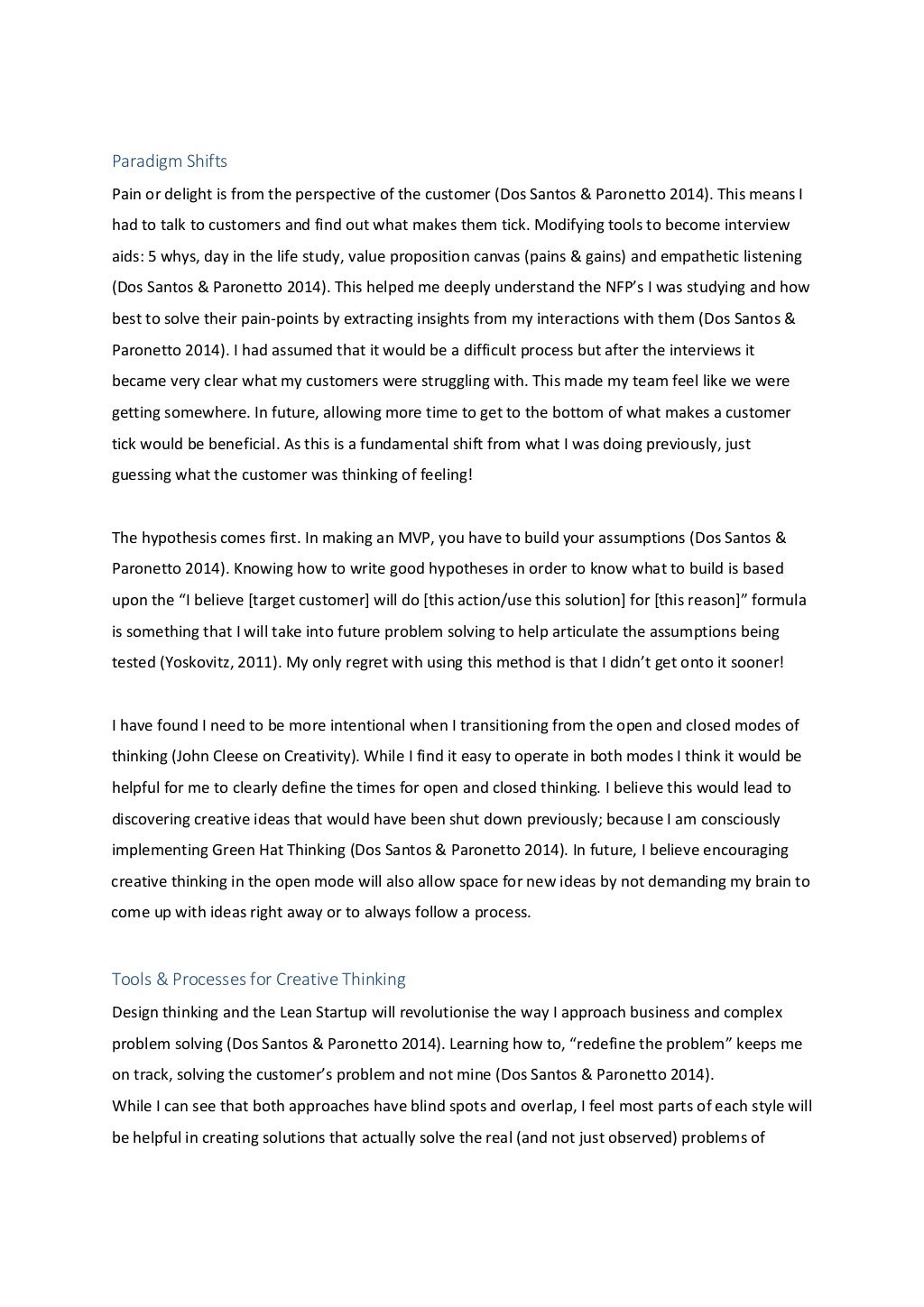 Reflective introduction essay examples image