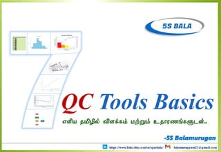 https://www.linkedin.com/in/tqmbala/ balamuruganm21@gmail.com
-5S Balamurugan
QC Tools Basics
vspa jkpopy; tpsf;fk; kw;Wk; cjhuzq;fSld;..
 