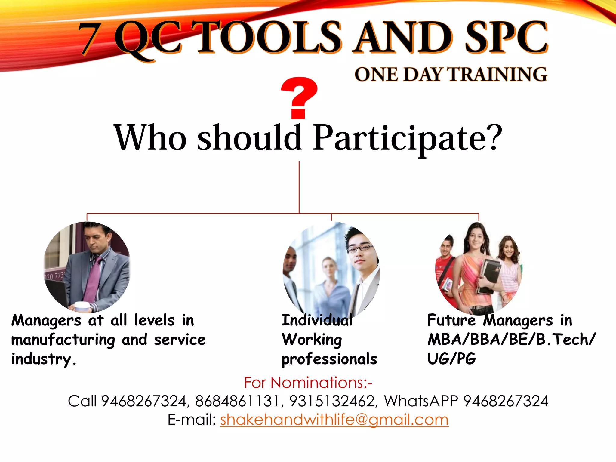 7 qc tools and spc training, December. 2015 | PPT