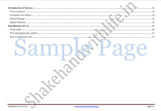 ShakehandwithLife.in www.shakehandwithlife.in Page vi 
Nice information. keep it up……………..Anonymous 
Commented on the blog post “AIDS: Striking on Backbone of Nation” http://shakehandwithlife.blogspot.in/2010/11/aids-striking-on-backbone-of-nation.html 
Good one ...........but usually girls are not so much logical as explained in the story in deciding their partners.......anyhow interesting story explaining significance of 
stats in human life.....................Anonymous 
WOW... just hope it could be as true and as easy as depicted by this example... nonetheless, stats always allow you to reach a point :))………………..Praveen 
Good one.... But may be we should give other two guys chance to reduce the variation by carrying DMAIC and lets observe the improvement……….Manish Rawat 
Commented on the blog post “Statistics of Love” http://shakehandwithlife.blogspot.in/2010/10/statistics-of-love.html 
Εxcellent blog pοst. I аbsоlutely lovе thiѕ websіte. Contіnuе thе good work……………..Anonymous 
Excellent Narender!!! Would like to learn more………………Anonymous 
Commented on the blog post “5S : Best Management Practices from Kitchen to workplace.” http://shakehandwithlife.blogspot.in/2010/09/5s-best-management-practices- 
from.html 
 
