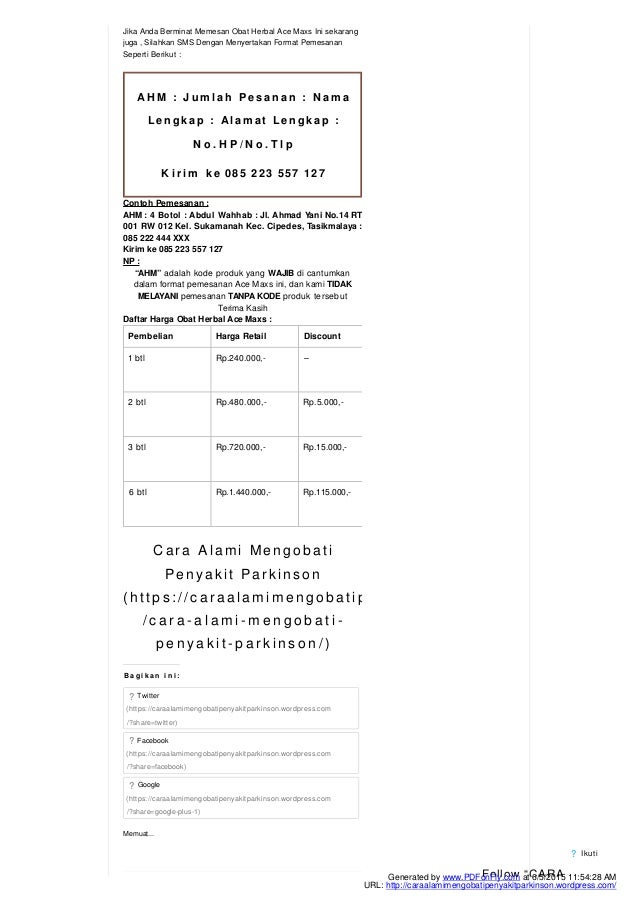  cara alami mengobati penyakit parkinson 