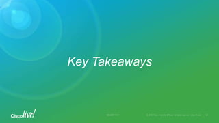 Key Takeaways
 