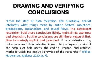 Qualitative Study Conclusion Example (7) Qualitative Research Methodology (overview).ppt