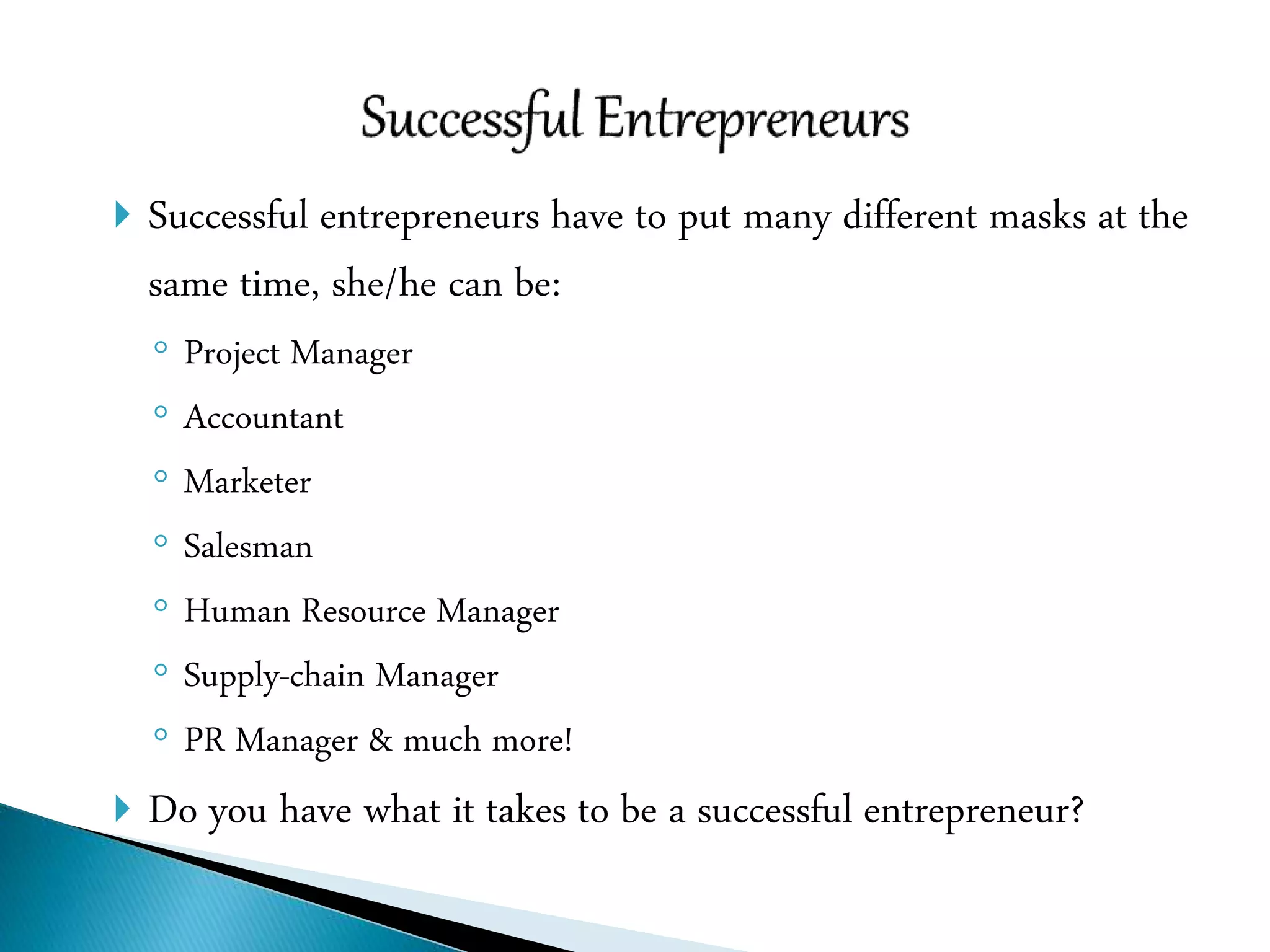 7 qualities to be a successful entrepreneurs | PPTX