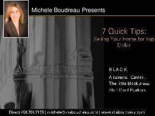 Title Presents
Michele Boudreau




                          B L A C K.
 