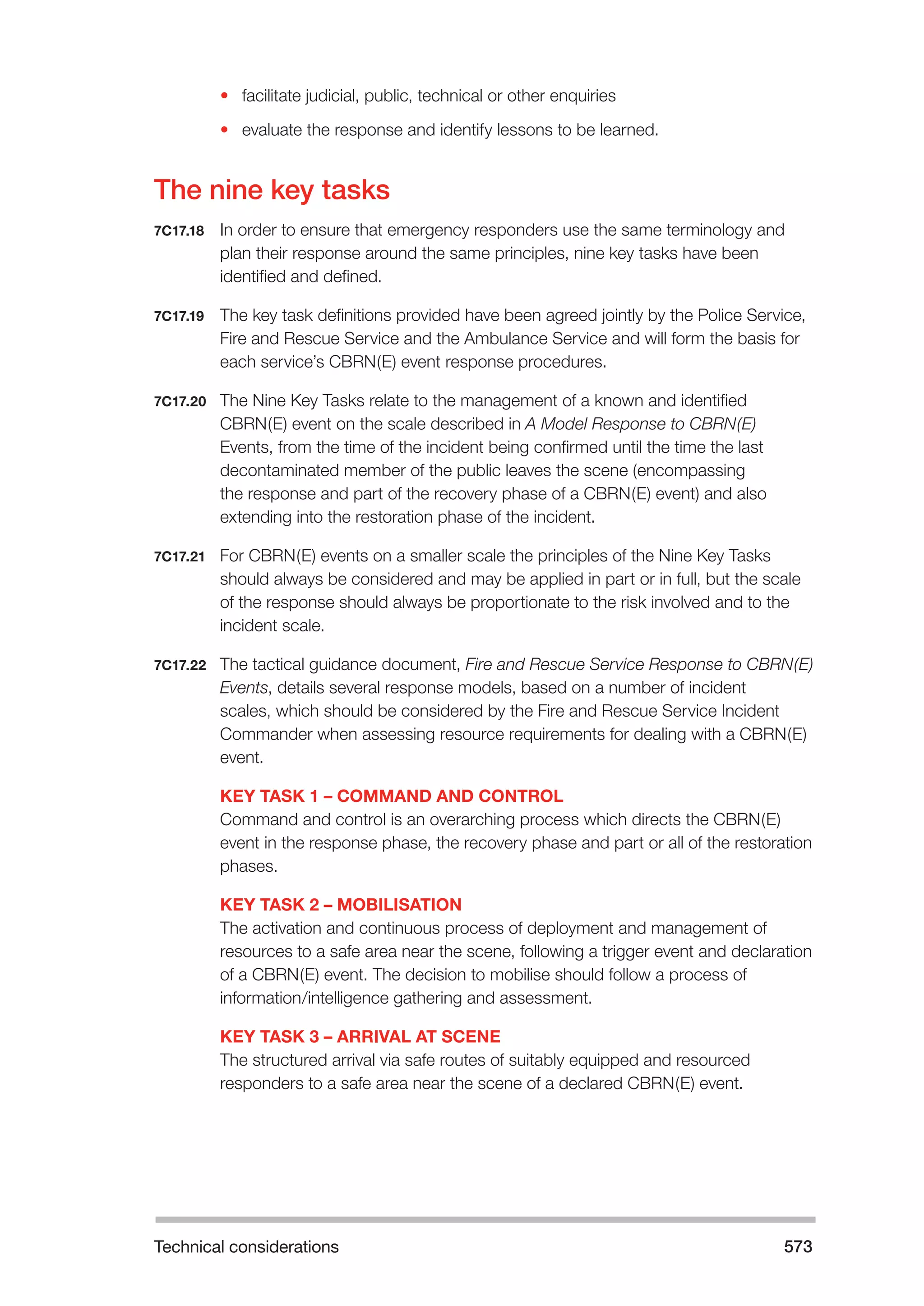 The Fire and Rescue Service Books is a guidance for organize a safe system of work on the incident ground with hazardous materials