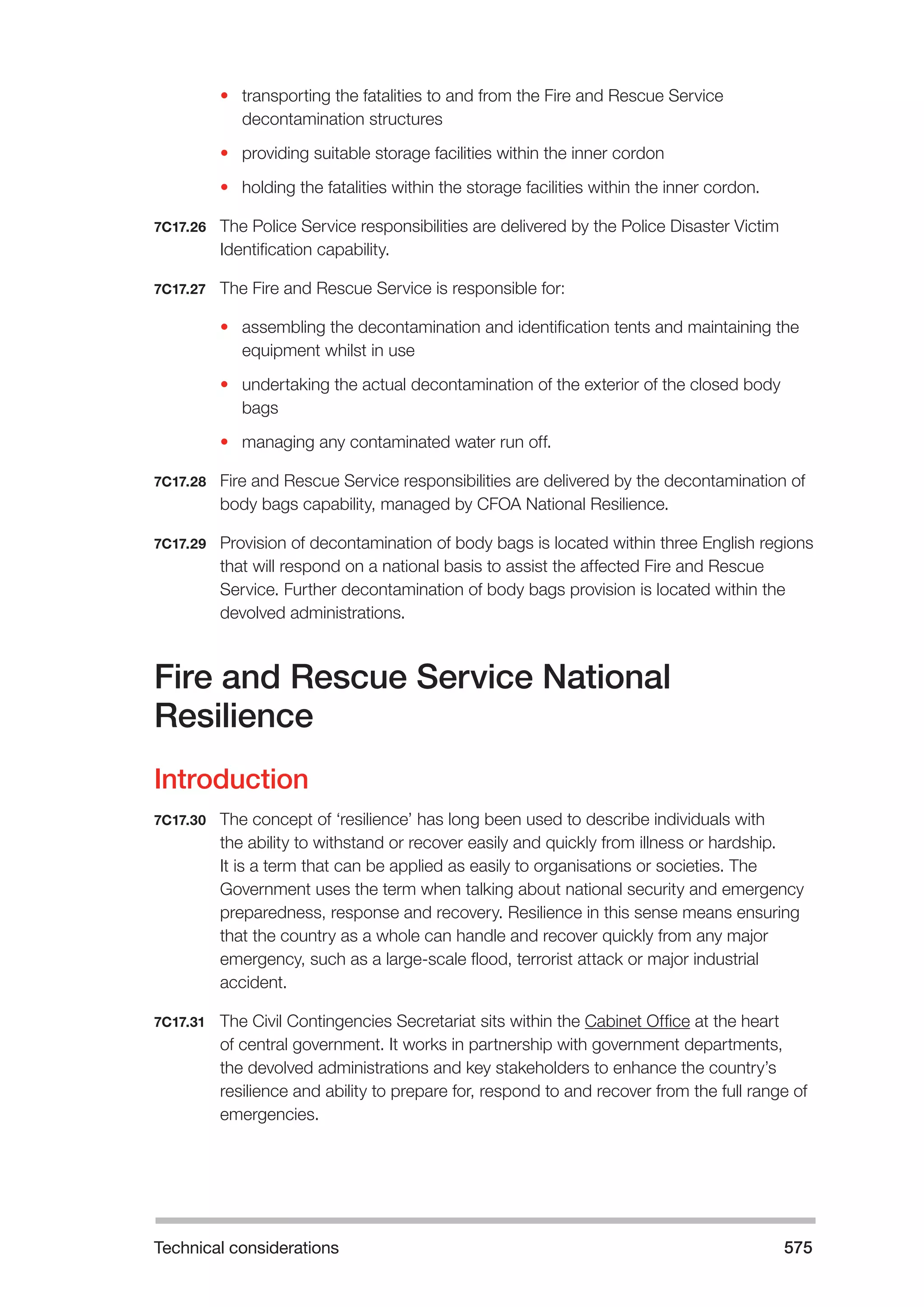 The Fire and Rescue Service Books is a guidance for organize a safe system of work on the incident ground with hazardous materials