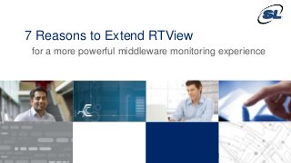 © 2012 SL Corporation. All Rights Reserved.
© 2015 SL Corporation. All Rights Reserved.1
7 Reasons to Extend RTView
for a more powerful middleware monitoring experience
 