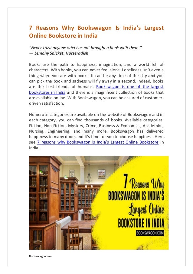 7 reasons why bookswagon is india’s largest online bookstore in india