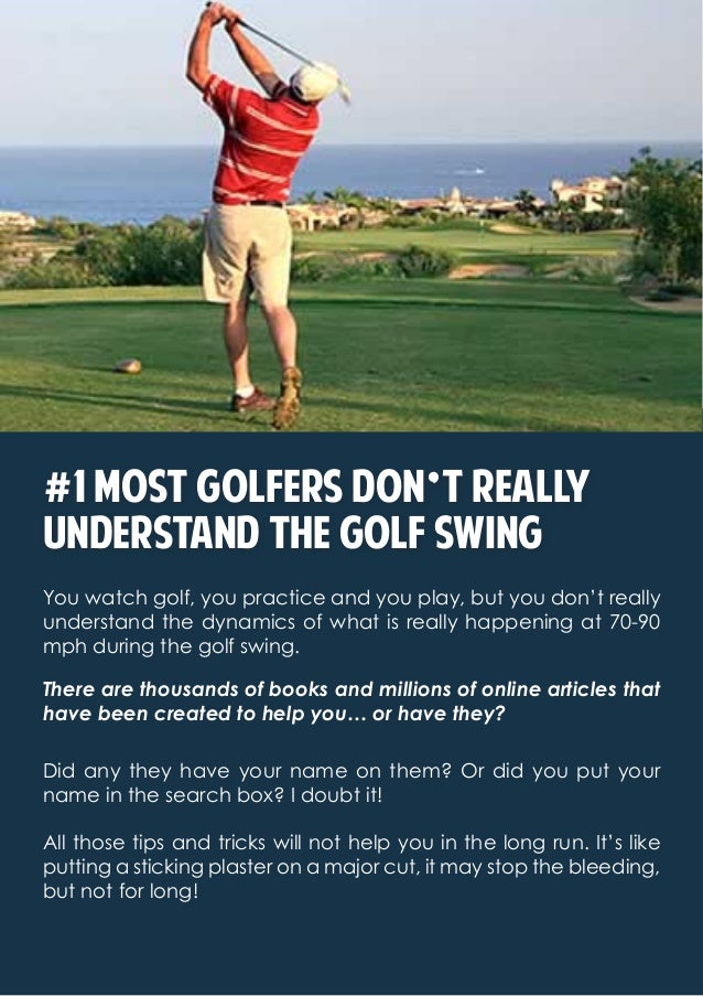 7 reasons why golfers don't improve!