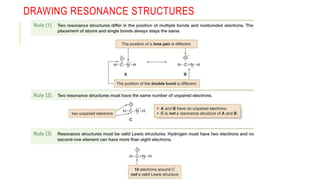 DRAWING RESONANCE STRUCTURES
 