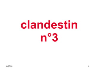clandestin n°3 