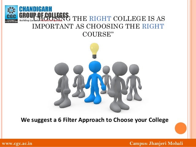 choosing the right college