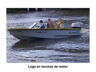 Logo en lanchas de motor
 