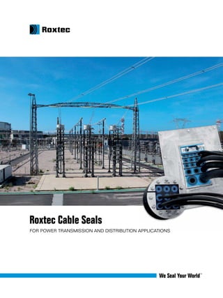 Roxtec Cable Seals
FOR POWER TRANSMISSION AND DISTRIBUTION APPLICATIONS
 