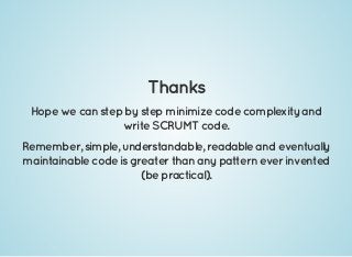 7 rules of simple and maintainable code | PDF