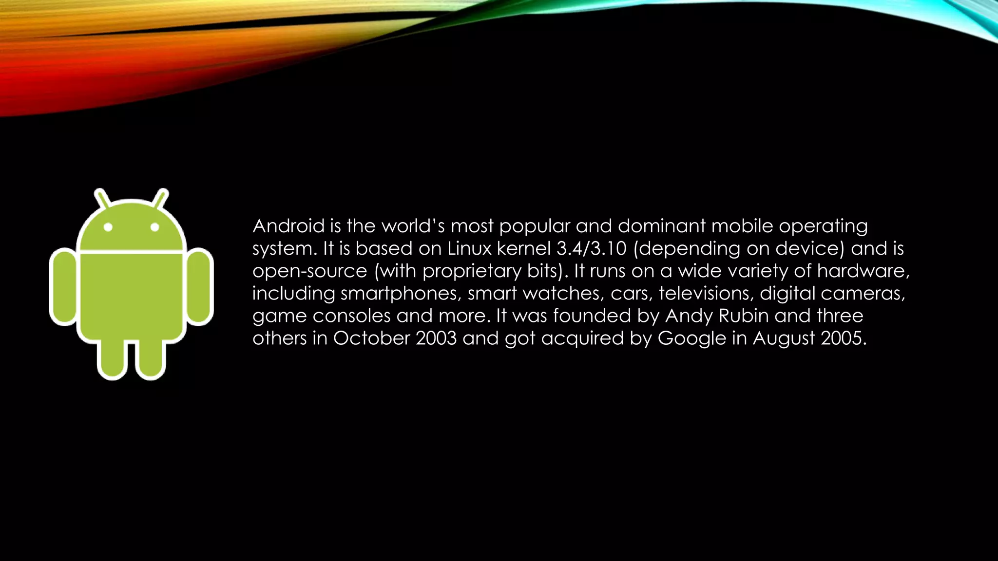 Introduction to Android and Android Studio
