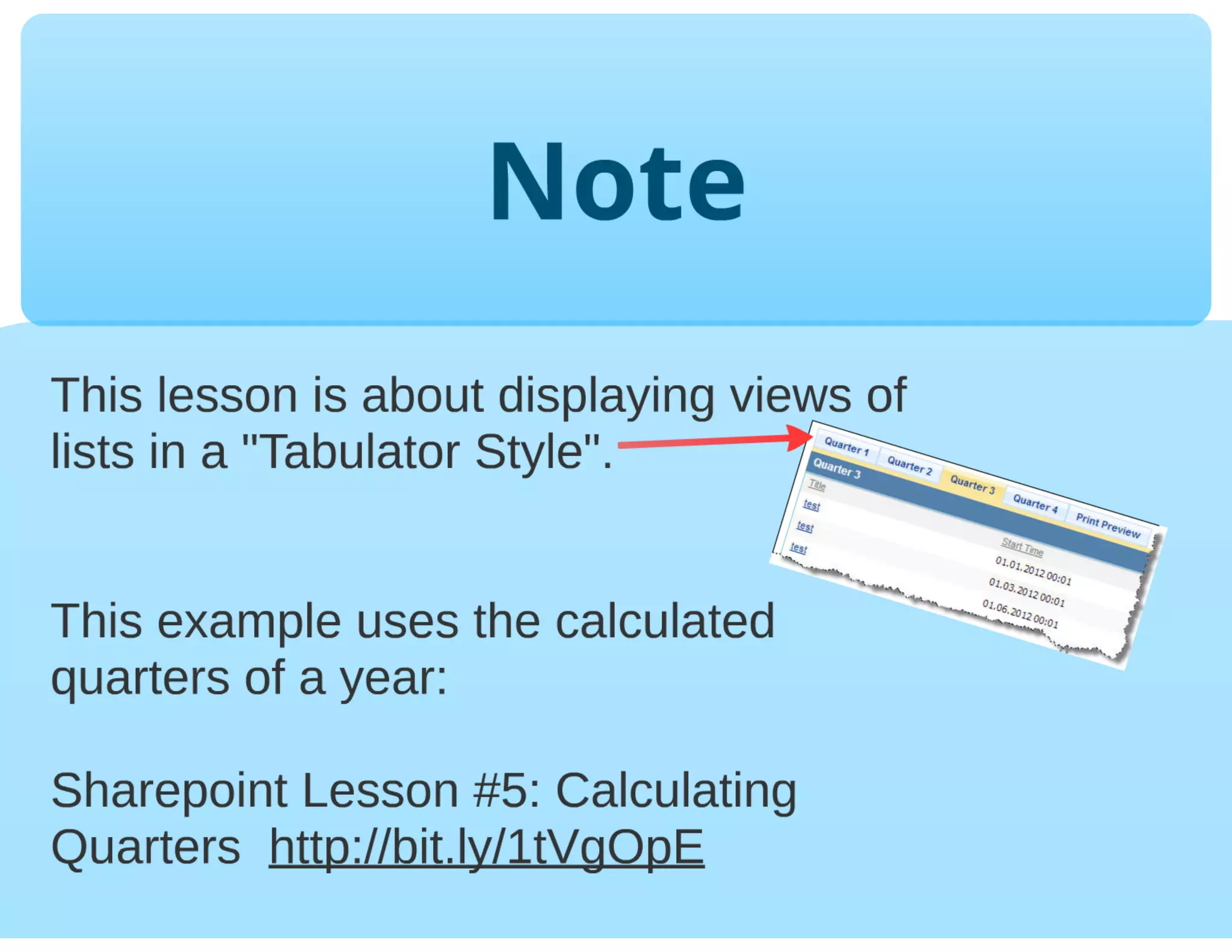 SharePoint Lesson #7: Easy Tabs
