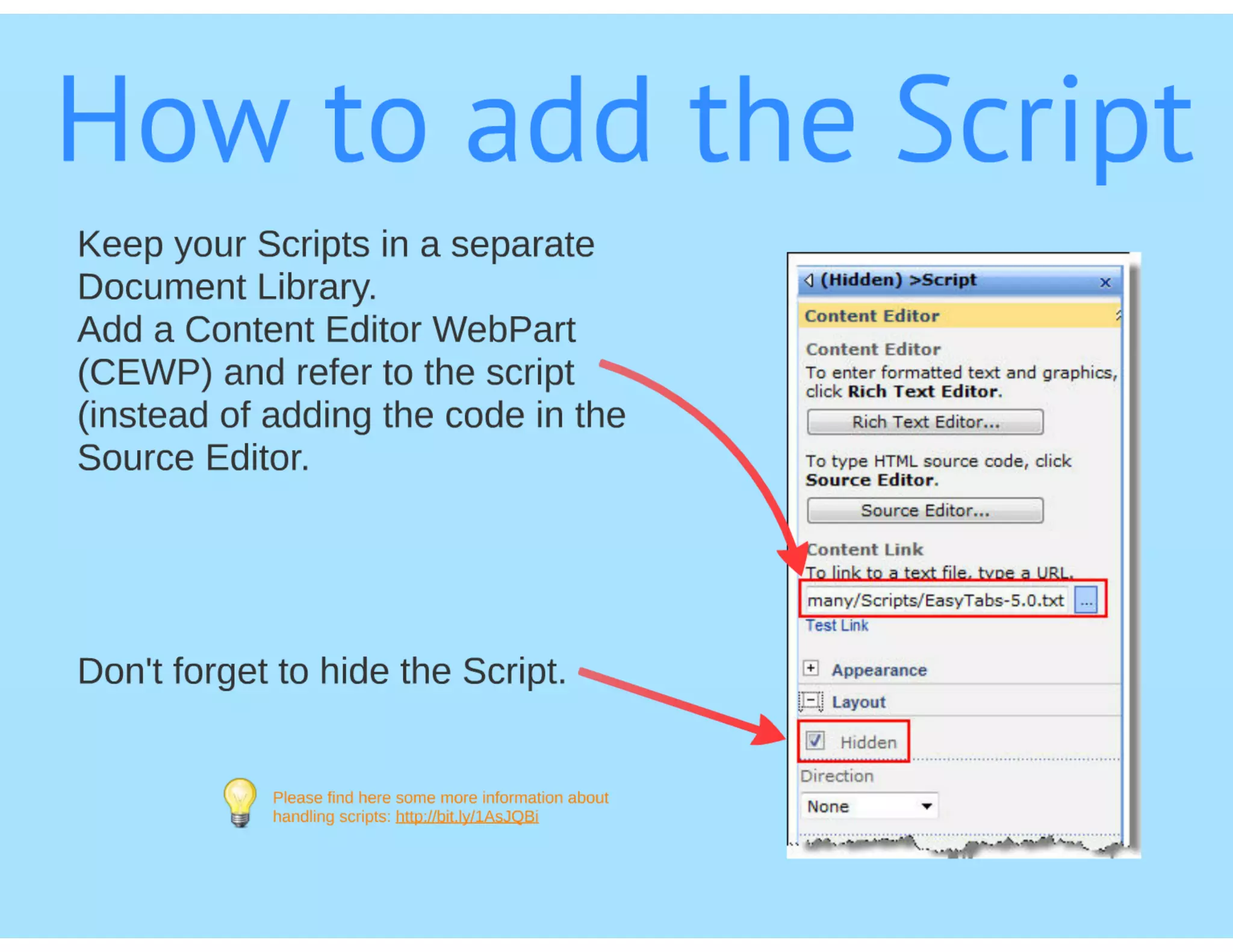 SharePoint Lesson #7: Easy Tabs