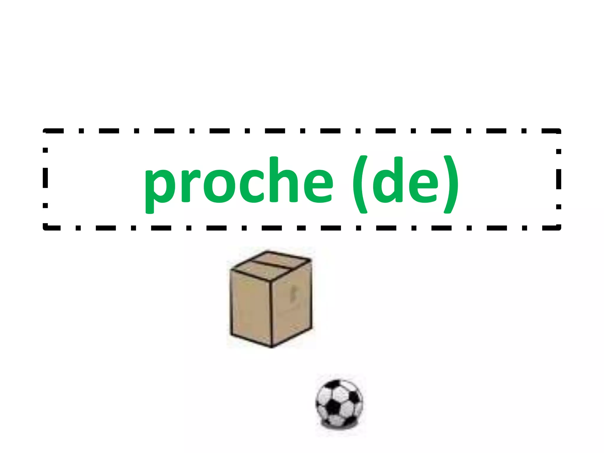 proche (de)