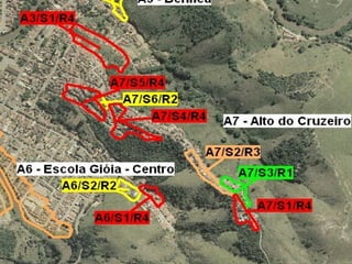 Mapeamento de
Areas de Risco de
São Luiz do
Paraitinga (IG-SMA
2008)
 