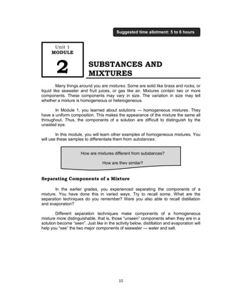 Grade 7 Learning Module in Science (Quarter 1 to 4) | PDF