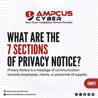 Understanding the 7 Sections of Privacy Notice