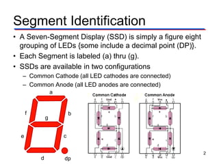 7 segment display.ppt | Consumer Electronics | Technology & Computing