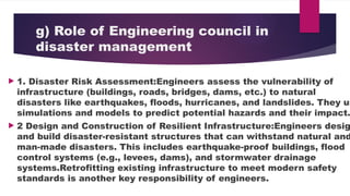 Disaster Project Engineering 7 Sem Disaster Management for electronics engineering | PPTX