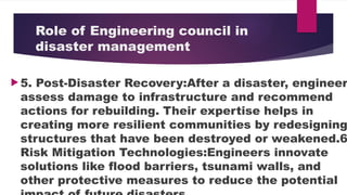 Disaster Project Engineering 7 Sem Disaster Management for electronics engineering | PPTX