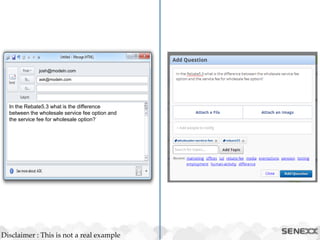 josh@modeln.com
ask@modeln.com
In the Rebate5.3 what is the difference
between the wholesale service fee option and
the service fee for wholesale option?
Disclaimer : This is not a real example
 