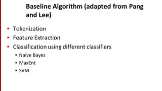 Sentiment analysis in machine learning using python | PDF