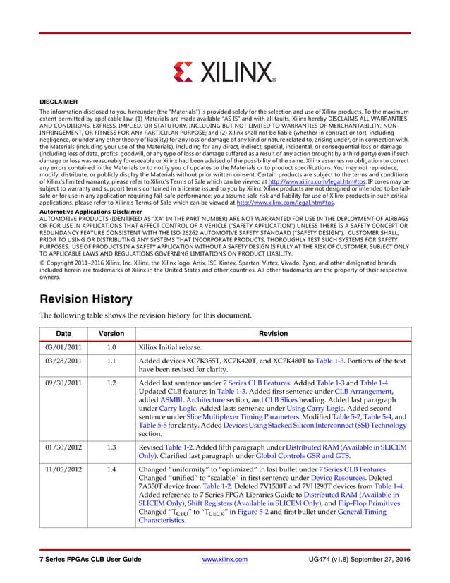 7 Series FPGAs Configurable Logic Block__User Guide__ Unit 5.pdf