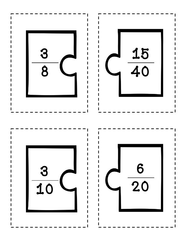 Equivalent fractions 2