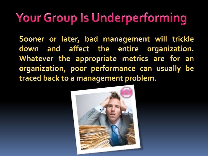 a bad manager
