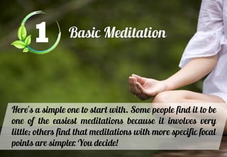 7 Simple Meditations to Rid Stress