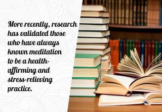 7 Simple Meditations to Rid Stress