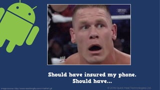 © 2016 Quick Heal Technologies Ltd.
Write to us at:
CorporateCommunications@quickheal.co.in
Follow us on:
Facebook: www.facebook.com/quickhealav
Twitter: www.twitter.com/quickheal
Google Plus: bit.ly/QuickHealGooglePlus
YouTube: www.youtube.com/quickheal
SlideShare: http://www.slideshare.net/QuickHealPPTs
Visit us:
Website: www.quickheal.com
Official Blog: blogs.quickheal.com
Got any queries regarding this
webinar?
 