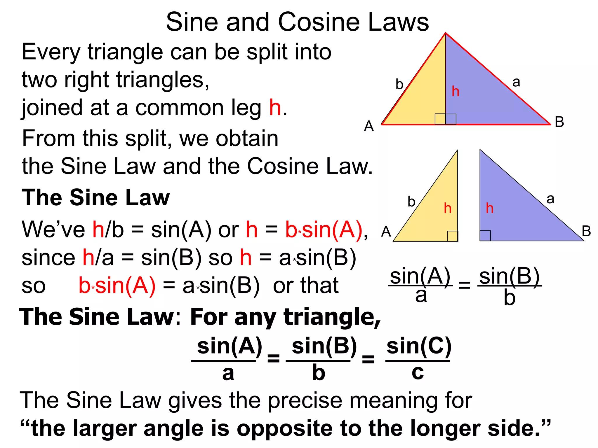 7 sine and cosine laws | PPTX