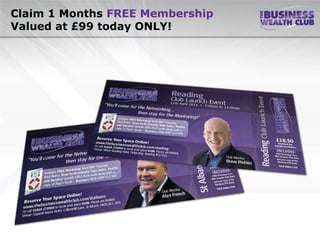 Claim 1 Months FREE Membership
Valued at £99 today ONLY!
 